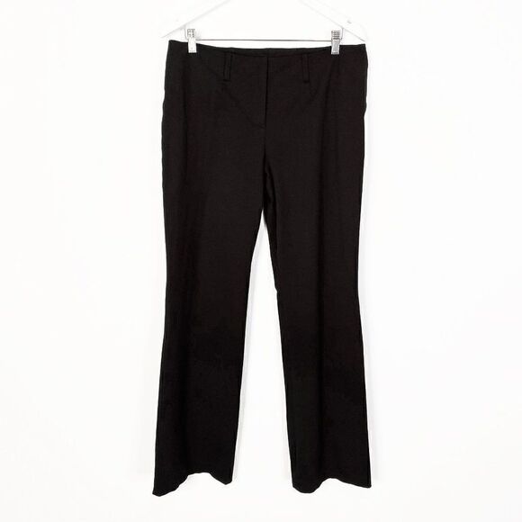 Escada Black Wide Straight Leg Dress Pants - Picture 1 of 6